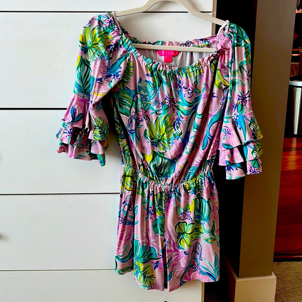 Lilly Pulitzer shorts romper